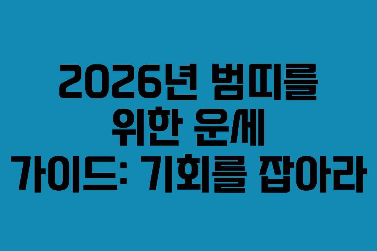 2026년 범띠를 위한 운세 가이드: 기회를 잡아라 2026년 범띠를 위한 운세 가이드: 기회를 잡아라