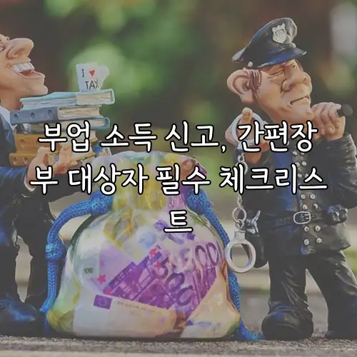 부업 소득 신고, 간편장부 대상자 필수 체크리스트